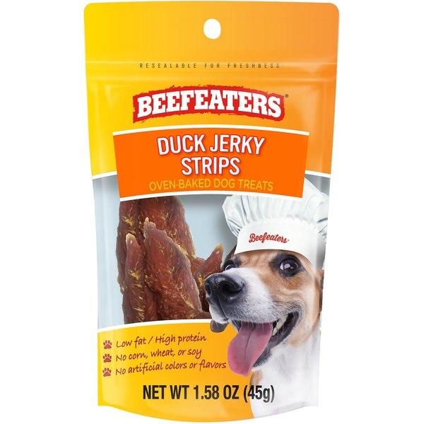 Beefeaters Duck Strips Jerky Dog Treat