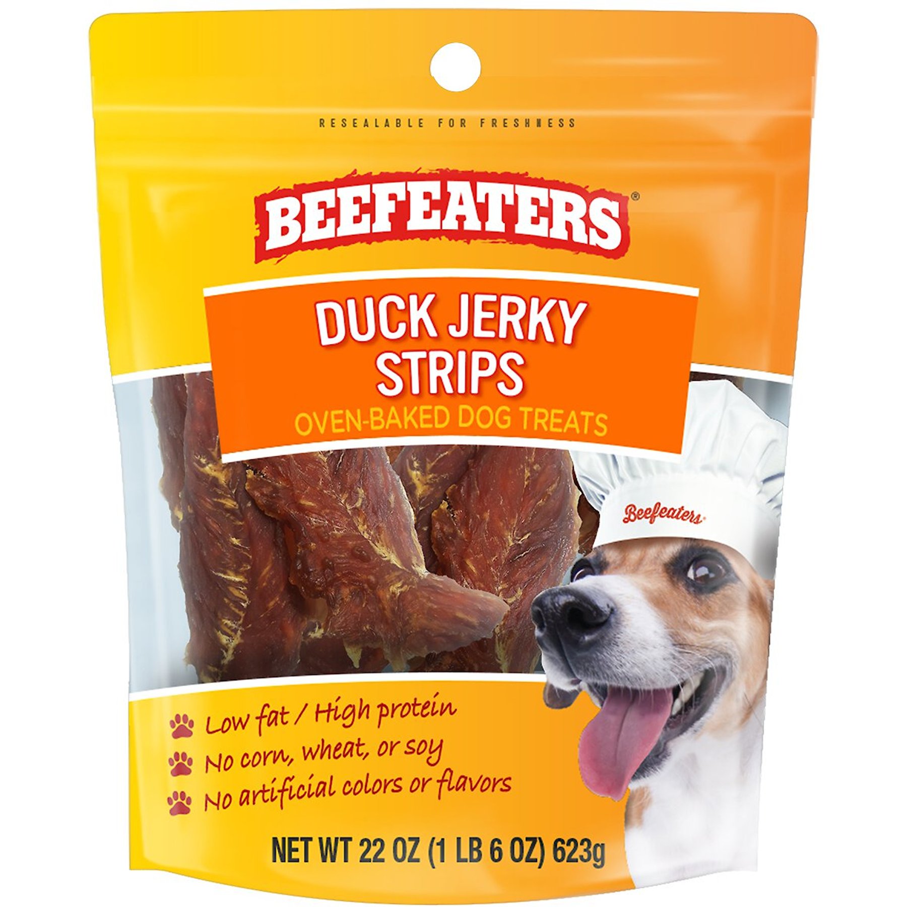 Beefeaters Beefeaters Duck Strips Jerky Dog Treats, 22-oz bag