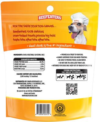 Show full view: Beefeaters Duck Strips Jerky Dog Treat, 22-oz bag slide 3 of 3