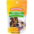 Beefeaters Sweet Potato Wrap Chicken Soft & Chewy Dog Treat, 2-oz bag, case of 12