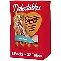 Hartz Delectables Squeeze Up Tuna Lickable Cat Treats, 0.5-oz tube, 32 count