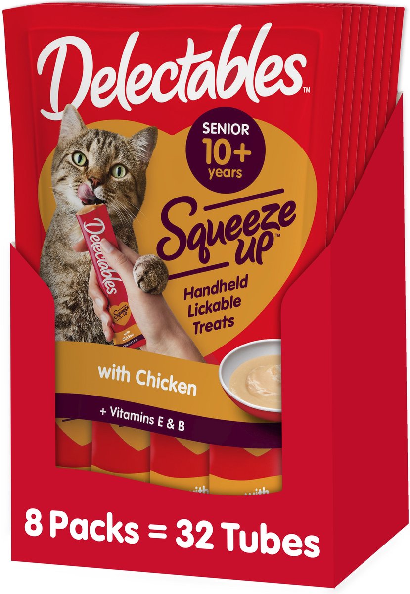 Delectables senior cat sales food