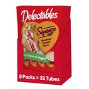 Hartz Delectables Squeeze Up Chicken & Veggie Lickable Cat Treats, 0.5-oz tube, 32 count
