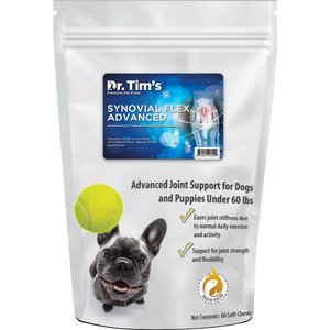 Dr. Tim's Synovial Flex Advanced Chicken Flavor Mini Joint Mobility Dog Supplement, 60 count