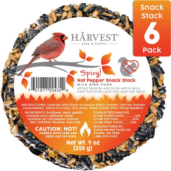 hot pepper treated bird seed