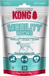 KONG Mobility Soft & Chewy Dog Supplement, 28 Pieces
