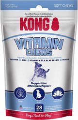 KONG Vitamin Soft & Chewy Dog Treats, 28 Pieces