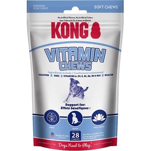 KONG Vitamin Soft & Chewy Dog Treats, 28 Pieces