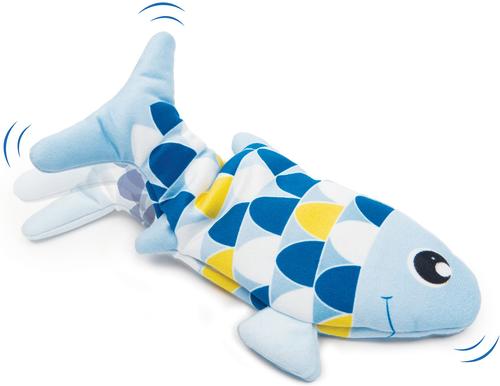 Show full view: Catit Groovy Fish Plush Cat Toy with Catnip, Blue slide 3 of 7