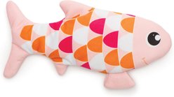 Catit Groovy Fish Plush Cat Toy with Catnip, Pink