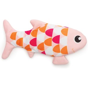 Catit Groovy Fish Plush Cat Toy with Catnip, Pink