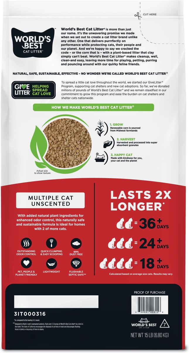 Chewy com world's 2024 best cat litter