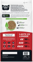 World's Best Multi-Cat Unscented Clumping Corn Cat Litter, 15-lb bag slide 2 of 5