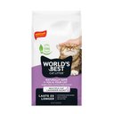 World's Best Lavender Scented Clumping Corn Cat Litter, 15-lb bag