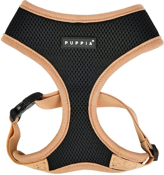 Puppia Soft II Dog Harness, Black, Medium: 17 to 23-in chest slide 1 of 4