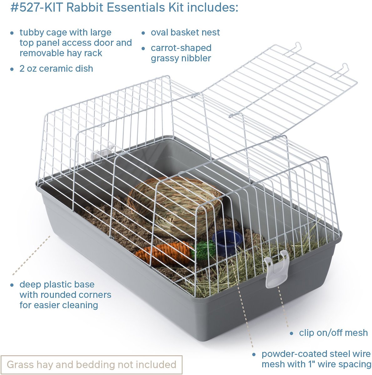 Prevue pet jumbo hot sale tubby rabbit cage