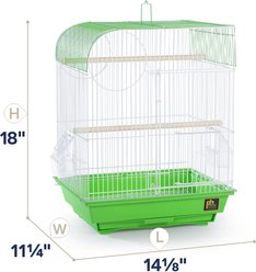 Prevue Pet Products Southbeach Flat Top Bird Cage, Green slide 2 of 9