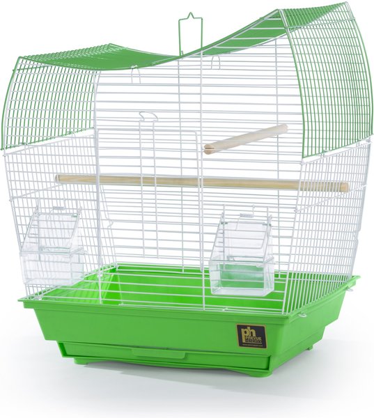 Prevue Pet Products Southbeach Wave Top Bird Cage, Green/White slide 1 of 9