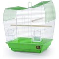 Prevue Pet Products Southbeach Wave Top Bird Cage, Green/White