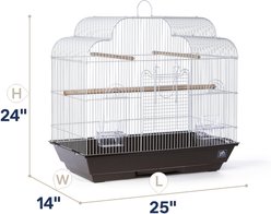 Prevue Pet Products Keet/Tiel Cascade Roof Bird Cage slide 2 of 9