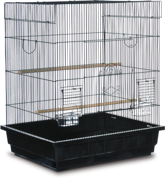 Prevue Pet Products Keet/Tiel Square Roof Bird Cage, Black slide 1 of 9