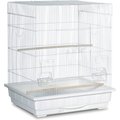 Prevue Pet Products Keet/Tiel Square Roof Bird Cage, White