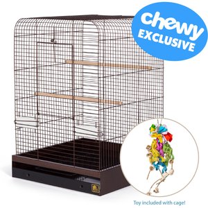 Prevue Pet Products Keet/Tiel Bird Cage with Toy, Copper