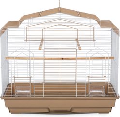 Prevue Pet Products Cockatiel Flight Bird Cage, Brown/White