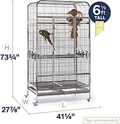 Prevue Pet Products Imperial Stainless Bird Cage slide 2 of 9