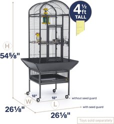 Prevue Pet Products Small Dome Top Bird Cage, Black slide 2 of 9