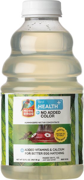 More Birds Bird Health+ Clear Liquid Nectar Hummingbird Food, 32-oz bottle slide 1 of 4