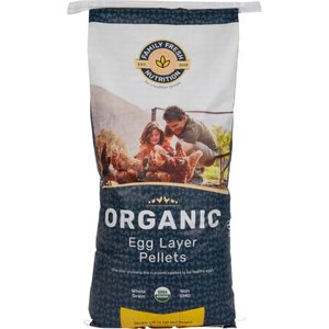 Family Fresh Nutrition Organic Egg Layer Pellets Chicken Food, 20-lb bag