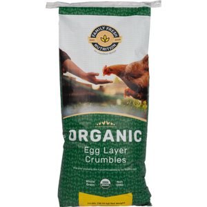 Family Fresh Nutrition Organic Egg Layer Crumbles Chicken Food, 20-lb bag