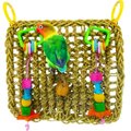 SunGrow Parrot Large Climbing & Cage Hammock Swing Foraging Net & Activity Play Bird & Small-Pet Chew Mat