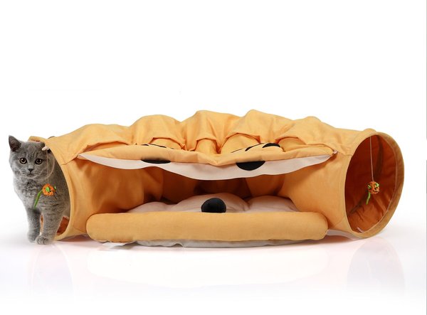 Coziwow by Jaxpety Collapsible Cat Play Tunnel Bed slide 1 of 10