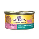Wellness Complete Health Kitten Whitefish & Tuna Formula Grain-Free Canned Cat Food, case of 24, 3-oz