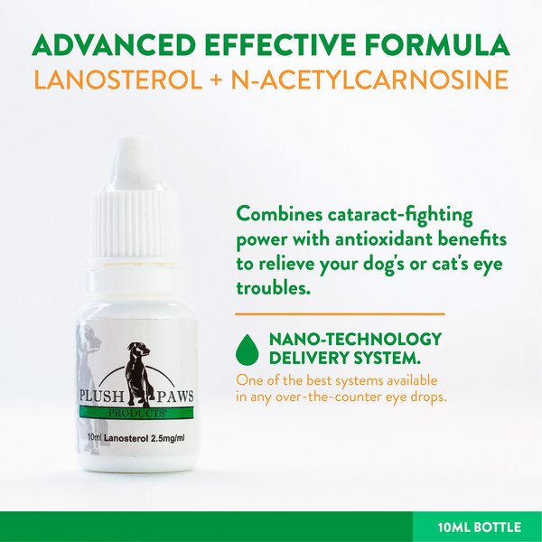 Dog Dry Eye Treatment Lanosterol NAC Eye Drops For Dogs & Cats - Cataract & Dry Eye Support, Max Strength Cat Dry Eye Treatment Drops - Foto 4