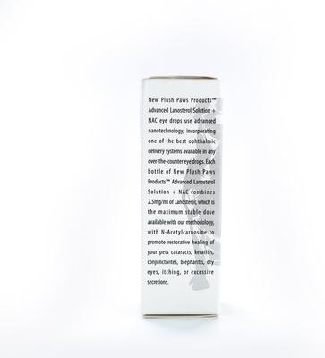 Show full view: Plush Paws Products Advanced Lanosterol Solution + Nac Dog Eye Care, 2 count slide 5 of 11