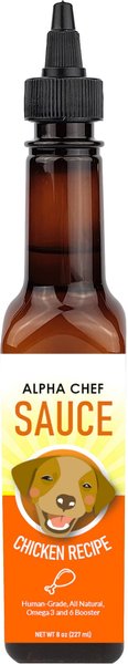 Alpha Chef SAUCE Chicken Recipe Dog & Cat Food Topper, 8-oz bottle slide 1 of 5