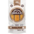 Better Belly Pork Hide Smoke Flavor Rolls Dogs Treats, Large, 3 Count