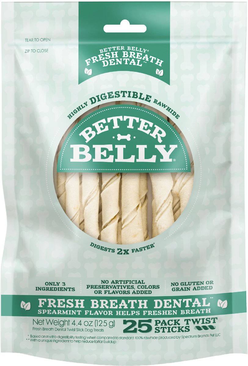 Better belly 2024 dog chews