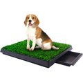 Coziwow by Jaxpety Indoor Grass Potty Dog Pee Turf with Drawer, 20 x 25-in