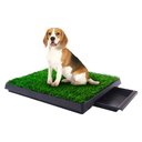 Coziwow by Jaxpety Grass Potty Trainer Pee Turf Patch Washable Tray Indoor Dog Mat, Green