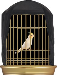 Penn-Plax Bird Cage Cover, Black, Medium