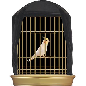 Penn-Plax Bird Cage Cover, Black, Medium