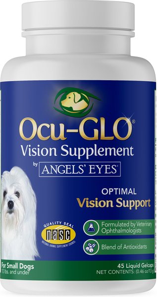 Discontinued Angels Eyes Ocu Glo Optimal Small Dog Vision Supplement 45 count Chewy