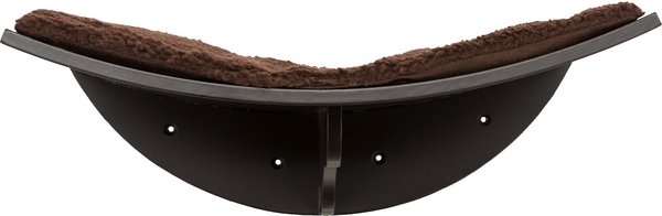 TRIXIE Lea Wall Mounted Cat Bed, X-Large, Espresso Brown slide 1 of 6