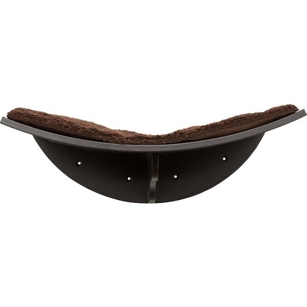TRIXIE Bed Wall Mounted Cat Shelf, EspressoBrown