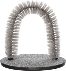 TRIXIE Self Grooming Arch & Cat Massager, Gray