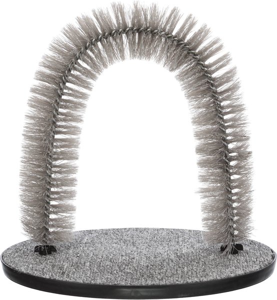 TRIXIE Self Grooming Arch & Cat Massager, Gray slide 1 of 9